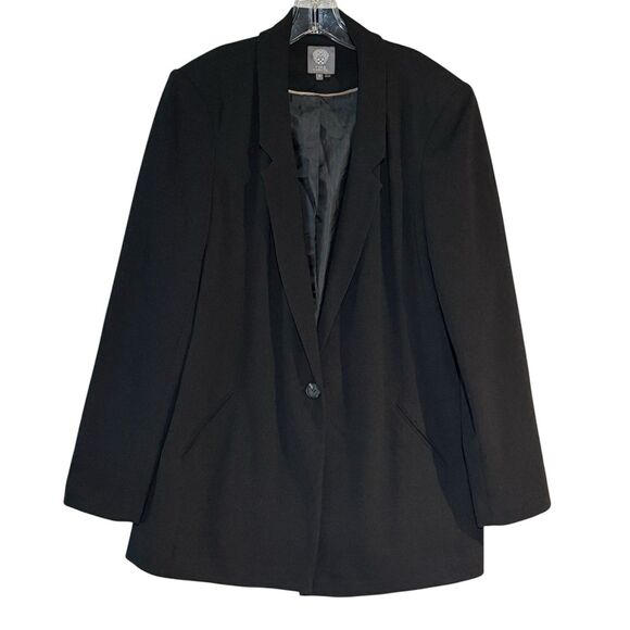 Vince Camuto Jackets & Blazers - Vince Camuto Black Blazer Women Size 12 One Button Lined Career Jacket